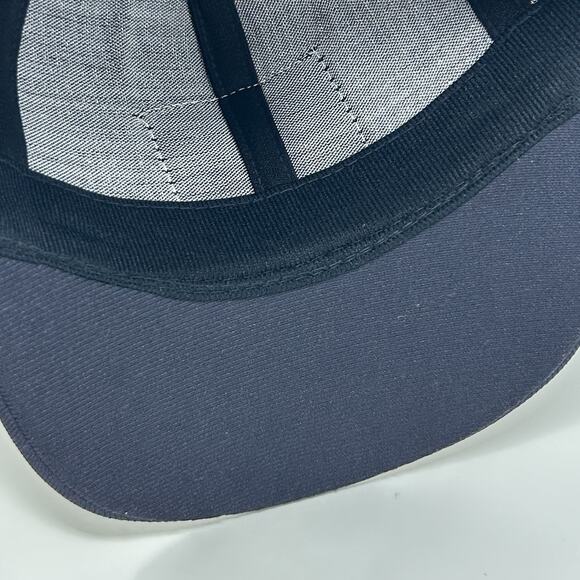 Vintage 80s Commander US Third Fleet Hat Baseball Cap USN Navy USA Snapback Blue - Picture 5 of 10